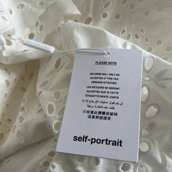 Self-Portrait White Midi Dress - Picture 13 of 13